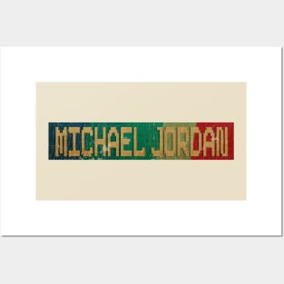 Michael Jordan - RETRO COLOR - VINTAGE Posters and Art